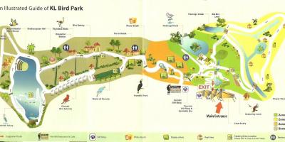 Kuala lumpur fugl park kort