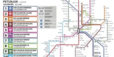 Almenningssamgöngum kort kuala lumpur