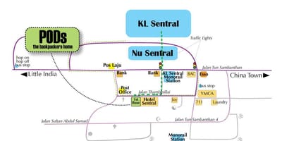 Kuala lumpur stöðinni kort