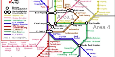 Almenningssamgöngum kuala lumpur kort