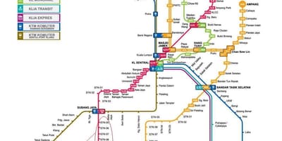 Sepang lrt leið kort