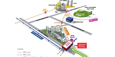 Titiwangsa lrt stöð kort