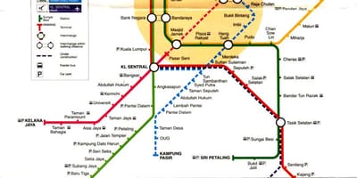 Stjörnu línu lrt kort